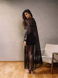 Pré-Venda! Blusa Capa Mullet Preto Wild Stone