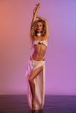 Calça Linho Seashells Shell Pink Blush