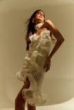 VESTIDO SIRÈNE RUFFLED GLOW