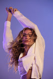 Camisa Linho Seashells Pearl Off-White