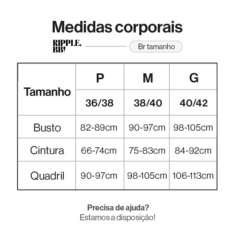 Tabela de medidas