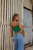 Cropped Crochê Puro Suco Do Brasil