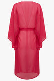 Saída De Praia Kaftan Pink - Por Juju Norremose