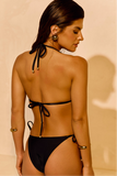 Top Cortininha Golden & Glow Preto
