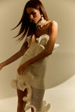 VESTIDO SIRÈNE RUFFLED GLOW