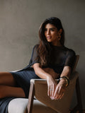 Pré-Venda! Blusa Capa Mullet Preto Wild Stone
