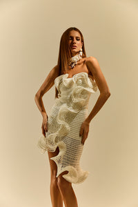 VESTIDO SIRÈNE RUFFLED GLOW