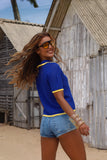 Polo De Tricot Born Iconic Azul