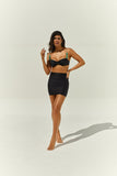 Mini Saia Franzida Wild Stone Preto