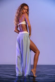Calça Linho Seashells Sea Breeze Blue