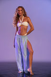 Calça Linho Seashells Sea Breeze Blue