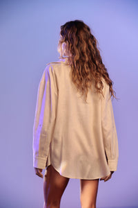 Camisa Linho Seashells Sand Dune