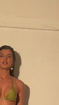 Stories de Top Cortininha Golden & Glow Pistache