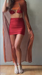 Stories de Pré-Venda! Blusa Capa Mullet Terracota Wild Stone