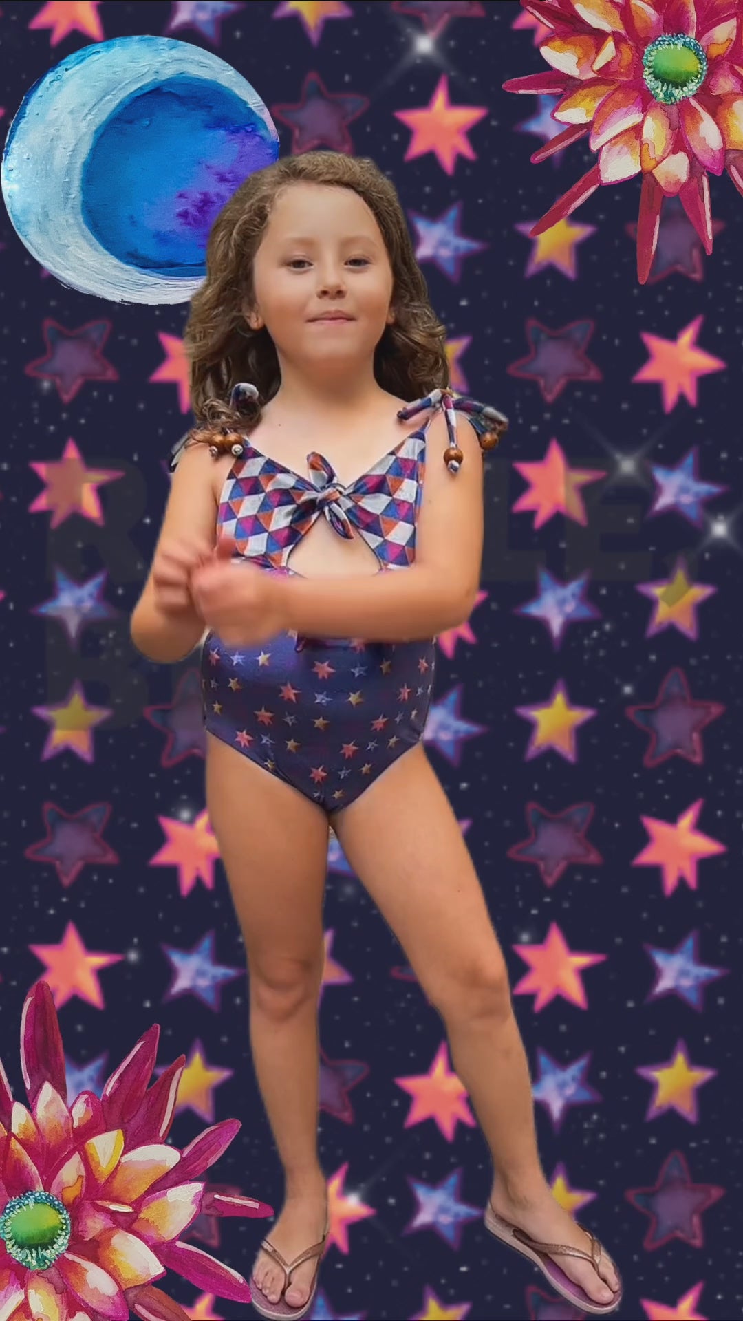 Maiô Infantil Power Trip - Coleção Sertão Místico