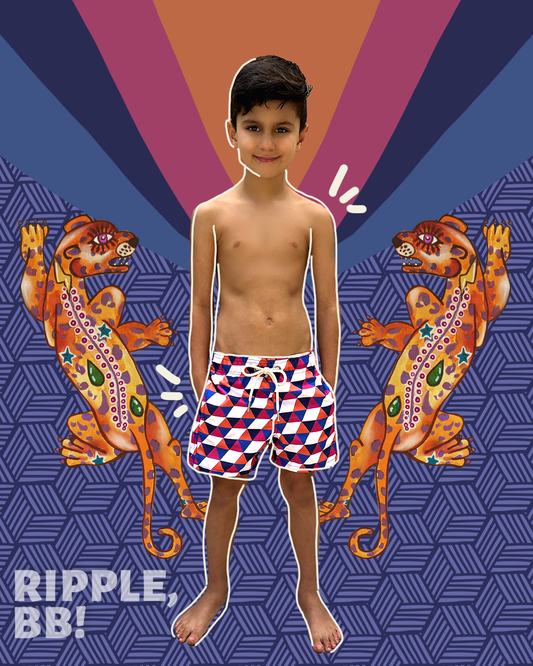 Shorts Masculino Infantil Trip - Coleção Sertão Místico