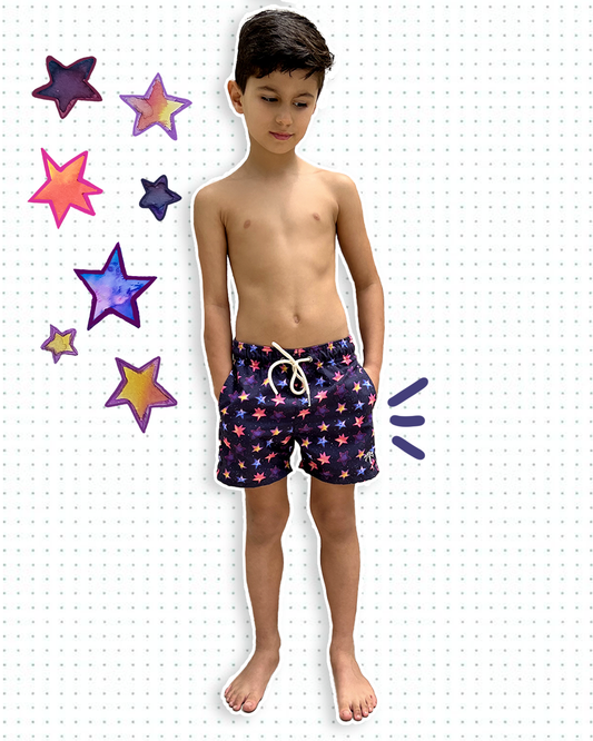 Shorts Masculino Infantil Místico - Coleção Sertão Místico