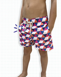 Shorts Masculino Infantil Trip - Coleção Sertão Místico