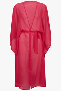Saída De Praia Kaftan Pink - Por Juju Norremose