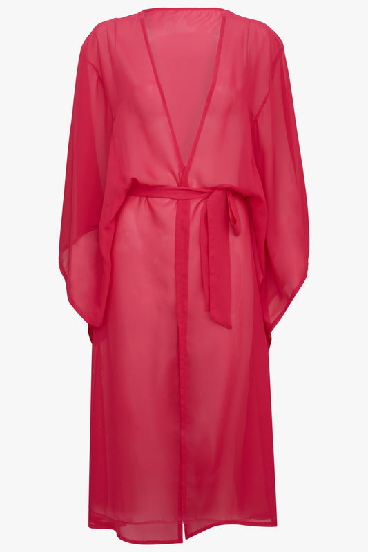 Saída De Praia Kaftan Pink - Por Juju Norremose