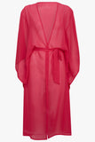 Saída De Praia Kaftan Pink - Por Juju Norremose