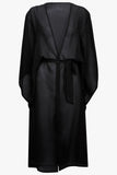 Saída De Praia Kaftan Preta