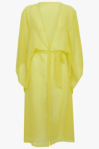 Saída De Praia Kaftan Amarelo