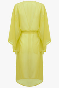 Saída De Praia Kaftan Amarelo