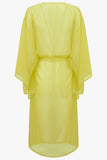 Saída De Praia Kaftan Amarelo