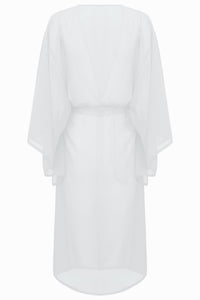 Saída De Praia Kaftan Branca